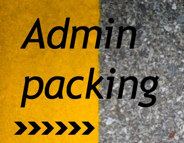 URGENTLY NEEDED  ADMIN PACKING